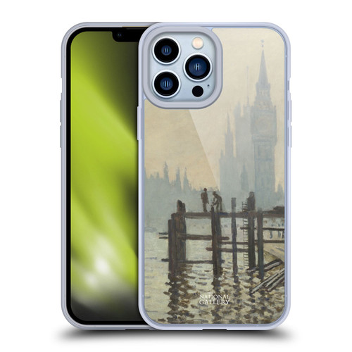 The National Gallery Art Monet Thames Soft Gel Case for Apple iPhone 13 Pro Max