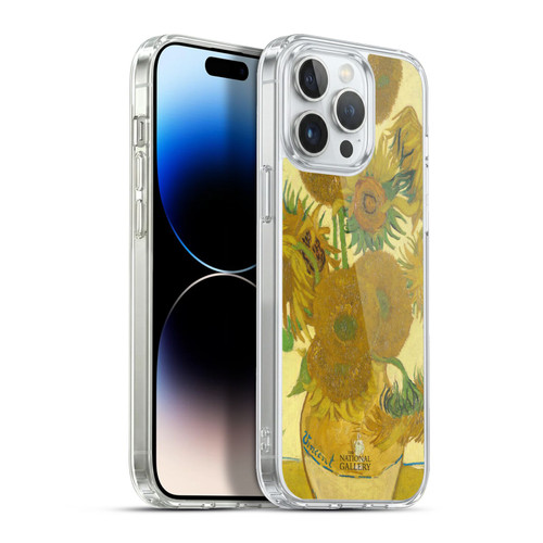The National Gallery Art Sunflowers Soft Gel Case for Apple iPhone 13 Pro Max & MagSafe