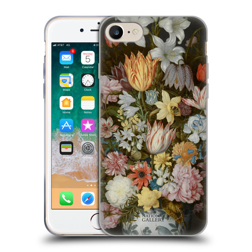 The National Gallery Art A Still Life Of Flowers In A Wan-Li Vase Soft Gel Case for Apple iPhone 7 / 8 / SE 2020 & 2022