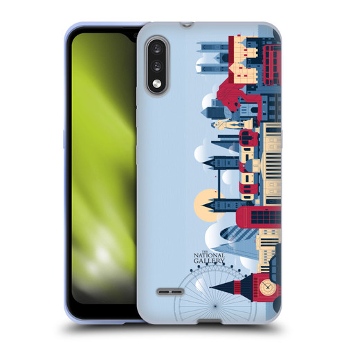 The National Gallery Art London Skyline Soft Gel Case for LG K22