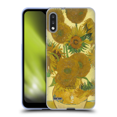 The National Gallery Art Sunflowers Soft Gel Case for LG K22