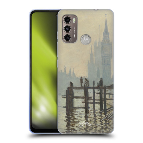 The National Gallery Art Monet Thames Soft Gel Case for Motorola Moto G60 / Moto G40 Fusion