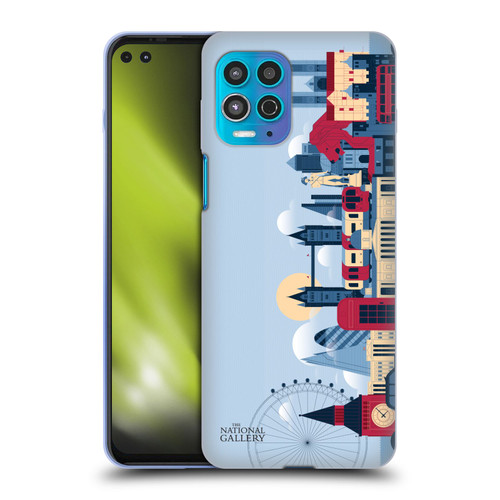 The National Gallery Art London Skyline Soft Gel Case for Motorola Moto G100