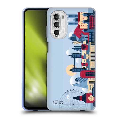 The National Gallery Art London Skyline Soft Gel Case for Motorola Moto G52