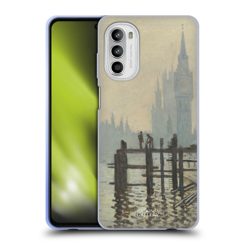 The National Gallery Art Monet Thames Soft Gel Case for Motorola Moto G52