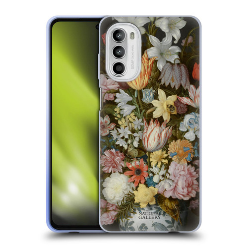 The National Gallery Art A Still Life Of Flowers In A Wan-Li Vase Soft Gel Case for Motorola Moto G52