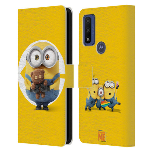 Despicable Me Minions Bob Leather Book Wallet Case Cover For Motorola G Pure