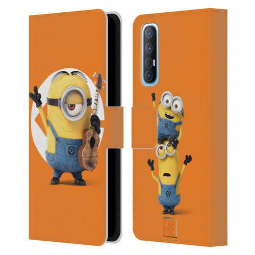 Despicable Me Minions Stuart Leather Book Wallet Case Cover For OPPO Find X2 Neo 5G