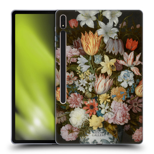 The National Gallery Art A Still Life Of Flowers In A Wan-Li Vase Soft Gel Case for Samsung Galaxy Tab S8 Plus