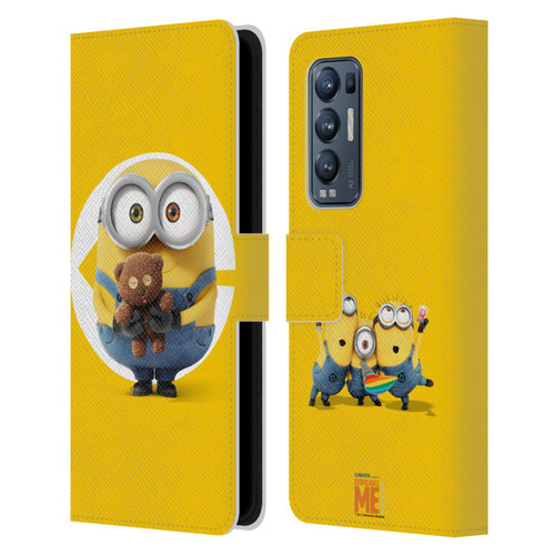 Despicable Me Minions Bob Leather Book Wallet Case Cover For OPPO Find X3 Neo / Reno5 Pro+ 5G
