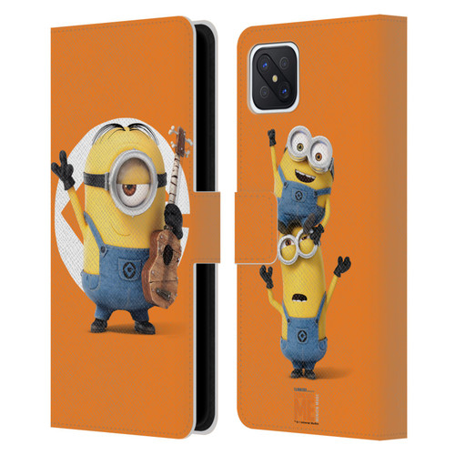 Despicable Me Minions Stuart Leather Book Wallet Case Cover For OPPO Reno4 Z 5G