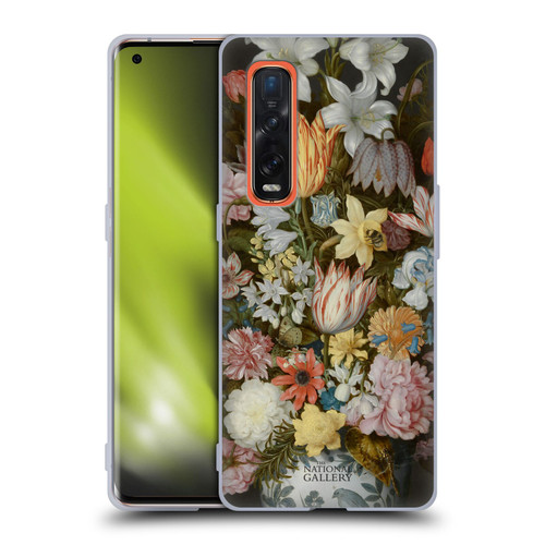 The National Gallery Art A Still Life Of Flowers In A Wan-Li Vase Soft Gel Case for OPPO Find X2 Pro 5G