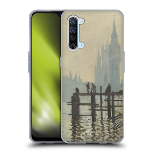 The National Gallery Art Monet Thames Soft Gel Case for OPPO Find X2 Lite 5G