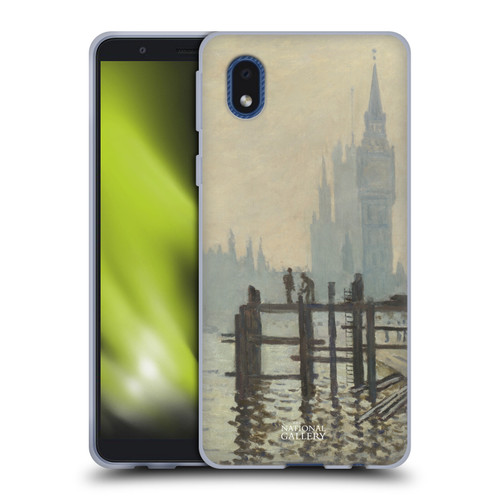 The National Gallery Art Monet Thames Soft Gel Case for Samsung Galaxy A01 Core (2020)