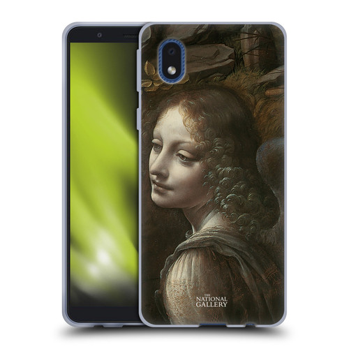 The National Gallery Art The Virgin Of The Rocks Soft Gel Case for Samsung Galaxy A01 Core (2020)