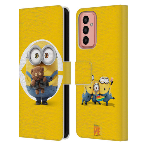 Despicable Me Minions Bob Leather Book Wallet Case Cover For Samsung Galaxy M13 (2022)