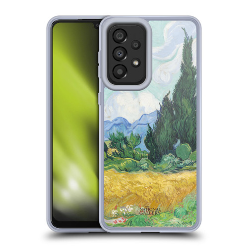 The National Gallery Art A Wheatfield With Cypresses Soft Gel Case for Samsung Galaxy A33 5G (2022)