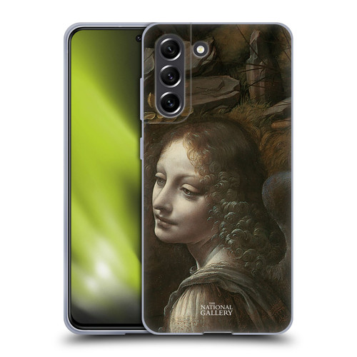 The National Gallery Art The Virgin Of The Rocks Soft Gel Case for Samsung Galaxy S21 FE 5G