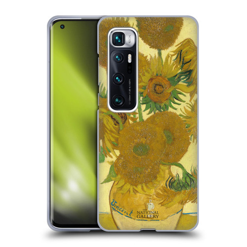 The National Gallery Art Sunflowers Soft Gel Case for Xiaomi Mi 10 Ultra 5G