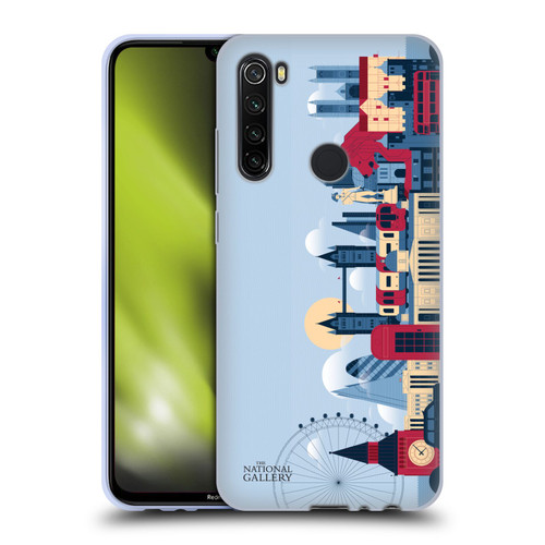 The National Gallery Art London Skyline Soft Gel Case for Xiaomi Redmi Note 8T