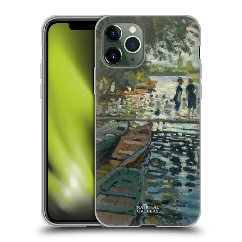 The National Gallery Nature Bathers At La Grenouillére Soft Gel Case for Apple iPhone 11 Pro