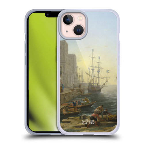 The National Gallery Nature Seaport With The Embarkation Of Saint Ursula Soft Gel Case for Apple iPhone 13