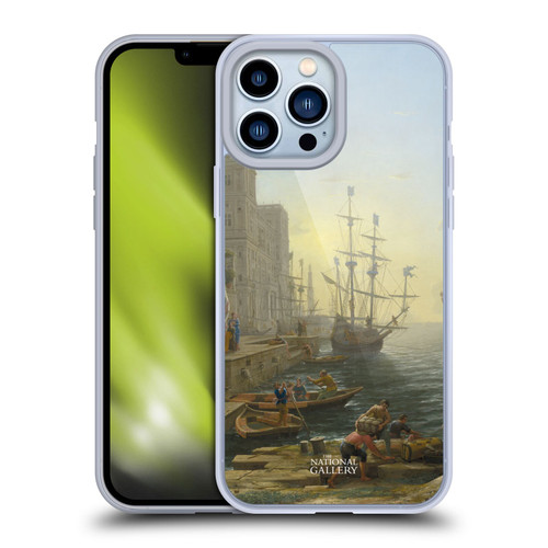The National Gallery Nature Seaport With The Embarkation Of Saint Ursula Soft Gel Case for Apple iPhone 13 Pro Max