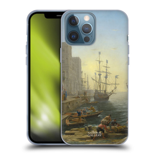The National Gallery Nature Seaport With The Embarkation Of Saint Ursula Soft Gel Case for Apple iPhone 13 Pro Max