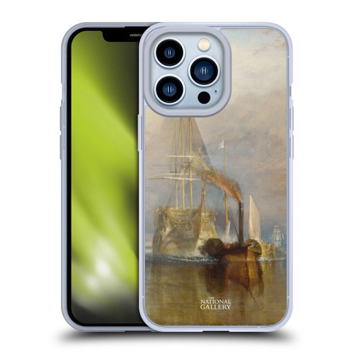 The National Gallery Nature The Fighting Temeraire Soft Gel Case for Apple iPhone 13 Pro & MagSafe