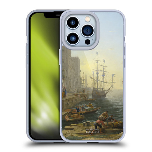 The National Gallery Nature Seaport With The Embarkation Of Saint Ursula Soft Gel Case for Apple iPhone 13 Pro & MagSafe