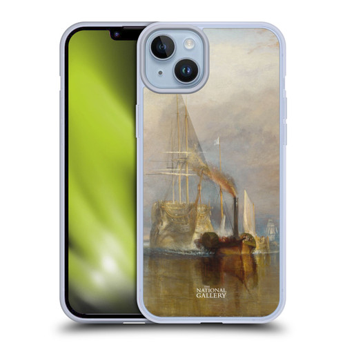 The National Gallery Nature The Fighting Temeraire Soft Gel Case for Apple iPhone 14 Plus & MagSafe