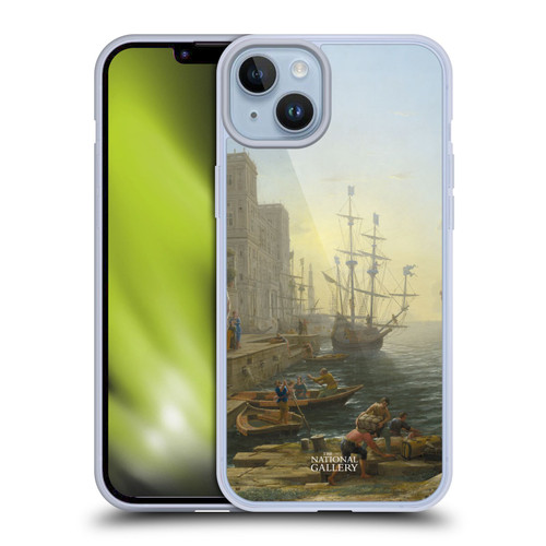 The National Gallery Nature Seaport With The Embarkation Of Saint Ursula Soft Gel Case for Apple iPhone 14 Plus & MagSafe