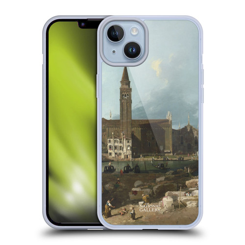 The National Gallery Nature The Stonemason's Yard Soft Gel Case for Apple iPhone 14 Plus & MagSafe