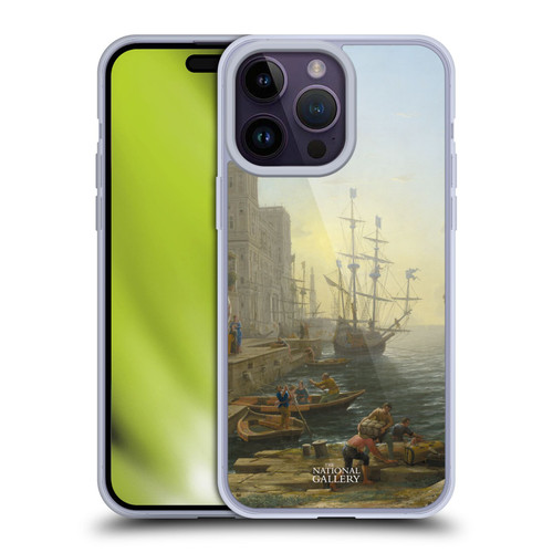 The National Gallery Nature Seaport With The Embarkation Of Saint Ursula Soft Gel Case for Apple iPhone 14 Pro Max & MagSafe