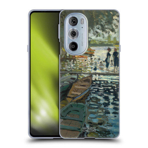 The National Gallery Nature Bathers At La Grenouillére Soft Gel Case for Motorola Edge X30