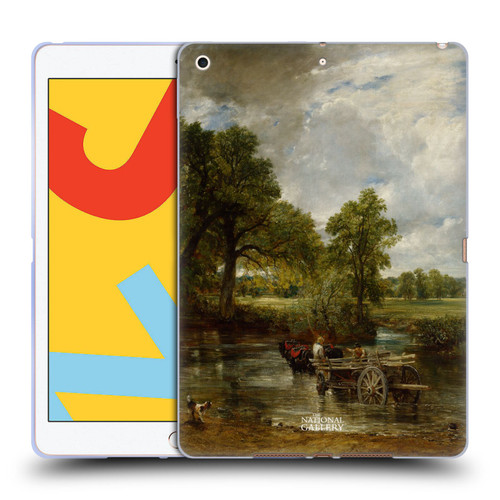The National Gallery Nature The Hay Wain Soft Gel Case for Apple iPad 10.2 2019/2020/2021