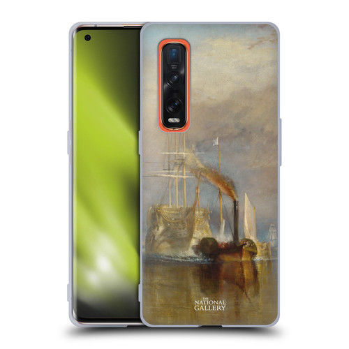 The National Gallery Nature The Fighting Temeraire Soft Gel Case for OPPO Find X2 Pro 5G