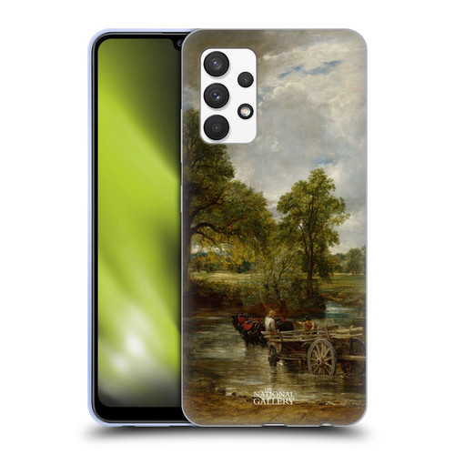 The National Gallery Nature The Hay Wain Soft Gel Case for Samsung Galaxy A32 (2021)