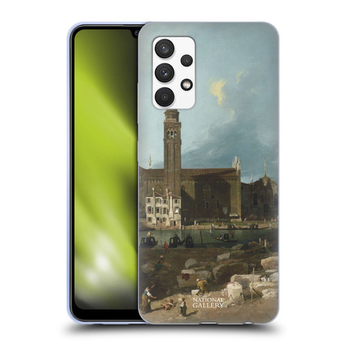 The National Gallery Nature The Stonemason's Yard Soft Gel Case for Samsung Galaxy A32 (2021)