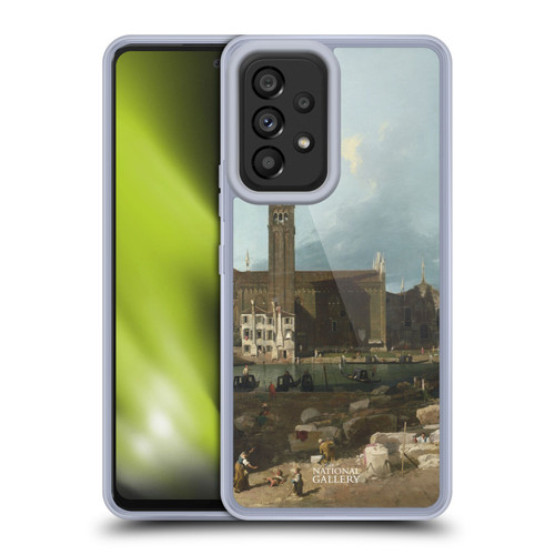 The National Gallery Nature The Stonemason's Yard Soft Gel Case for Samsung Galaxy A53 5G (2022)