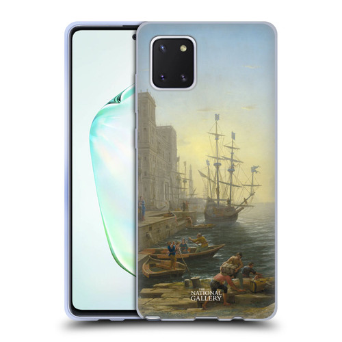 The National Gallery Nature Seaport With The Embarkation Of Saint Ursula Soft Gel Case for Samsung Galaxy Note10 Lite