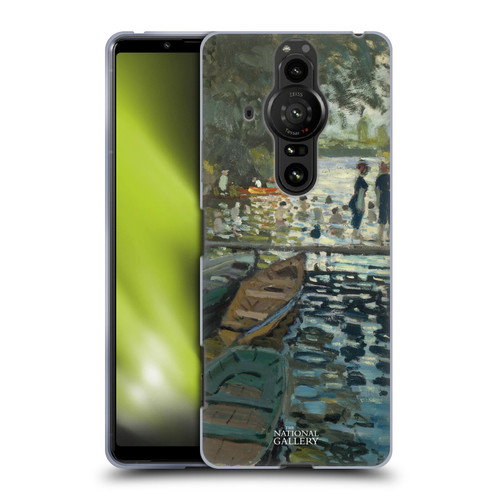 The National Gallery Nature Bathers At La Grenouillére Soft Gel Case for Sony Xperia Pro-I
