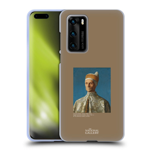 The National Gallery People Bellini Doge Loredan Soft Gel Case for Huawei P40 5G