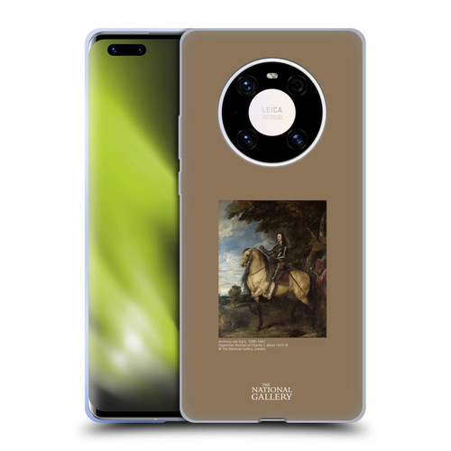 The National Gallery People Equestrian Portrait Of Charles I Soft Gel Case for Huawei Mate 40 Pro 5G