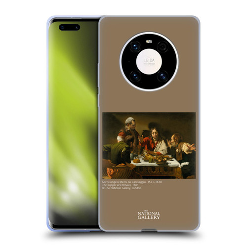 The National Gallery People The Supper At Emmaus Soft Gel Case for Huawei Mate 40 Pro 5G
