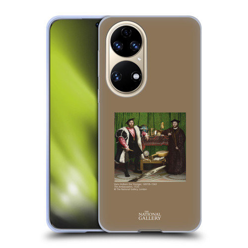 The National Gallery People Holbein The Ambassadors Soft Gel Case for Huawei P50