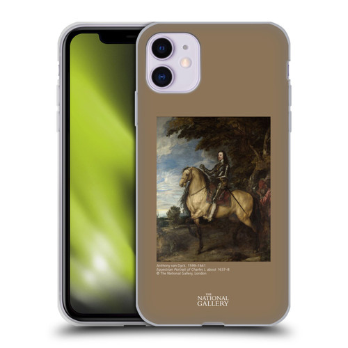The National Gallery People Equestrian Portrait Of Charles I Soft Gel Case for Apple iPhone 11
