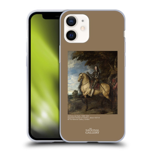 The National Gallery People Equestrian Portrait Of Charles I Soft Gel Case for Apple iPhone 12 Mini