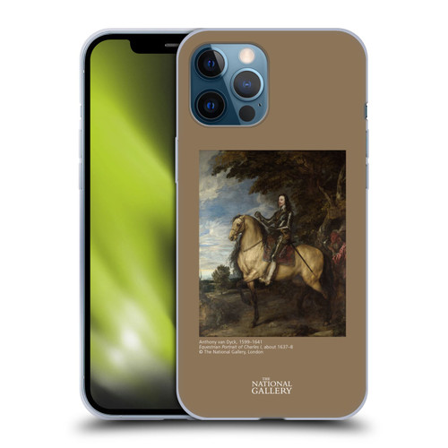 The National Gallery People Equestrian Portrait Of Charles I Soft Gel Case for Apple iPhone 12 Pro Max