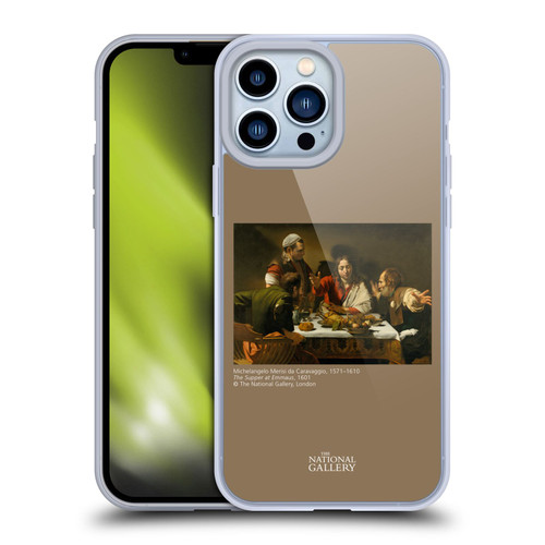 The National Gallery People The Supper At Emmaus Soft Gel Case for Apple iPhone 13 Pro Max
